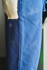 Dyed Cut off pants / Blue