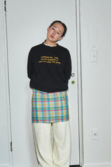 Apron Skirt - 00's YSL Silk Check