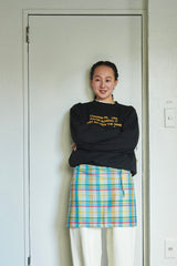 Apron Skirt - 00's YSL Silk Check