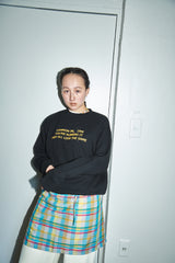 Apron Skirt - 00's YSL Silk Check