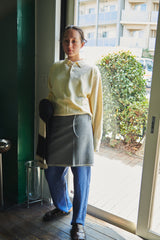 Apron Skirt - 00's Indigo Jacquard