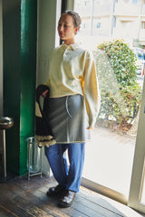 Apron Skirt - 00's Indigo Jacquard