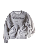Fake museum sweat / Heather grey