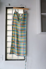 Apron Skirt - 00's YSL Silk Check