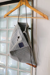 Hand bag - 00's Indigo Jacquard