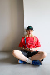 ABOIT LOVE TEE / ACTIVE RED