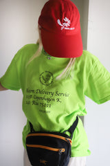 Bloom delivery tee / LIME