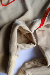DEEP SKIPPER SWEAT / BEIGE × RED