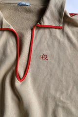 DEEP SKIPPER SWEAT / BEIGE × RED