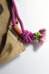 Bloom canvas knapsack No.12