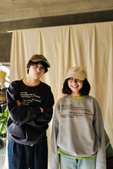 Fake museum sweat / Heather grey