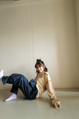 DEEP SKIPPER SWEAT / BEIGE × RED
