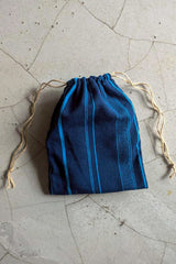 Dyed Cut off pants / Blue