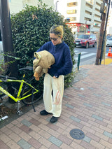 Thermal polo / Dyed Navy