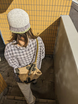 Bloom canvas knapsack No.11