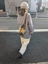 Bloom canvas knapsack No.11