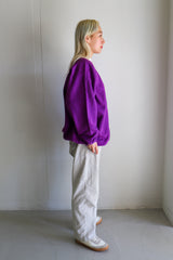 Stallion logo sweat / Purple