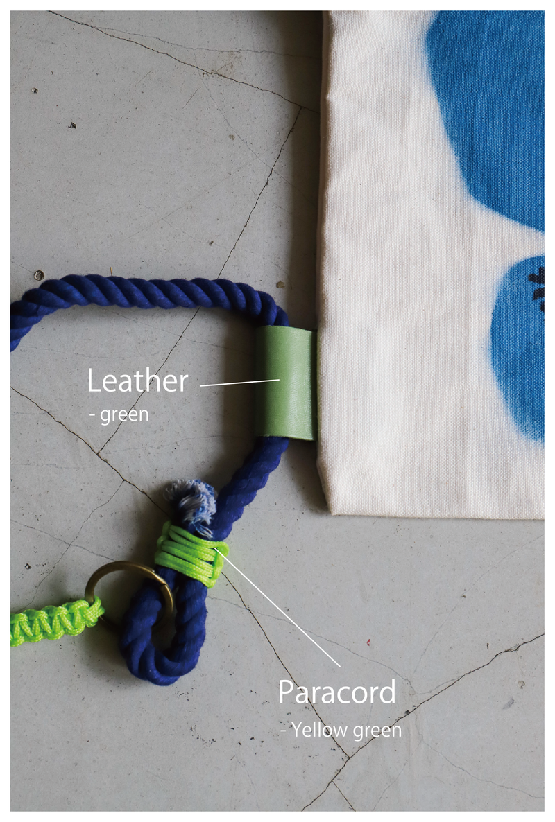 Custom ”Bloom canvas knapsack”  Small (kinari)
