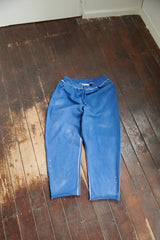 Dyed Cut off pants / Blue