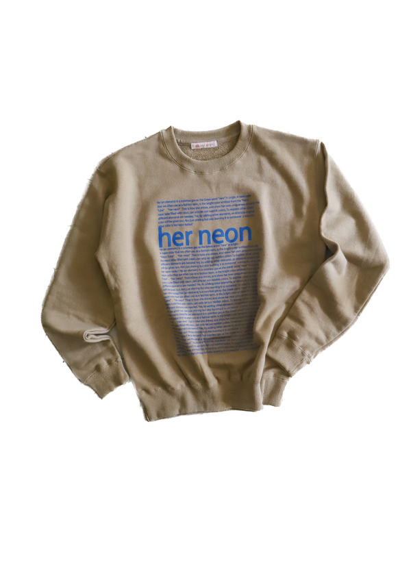 Her neon (ハーネオン)SNAP SWEAT ASH Her neon (ハーネオン)SNAP SWEAT ASH