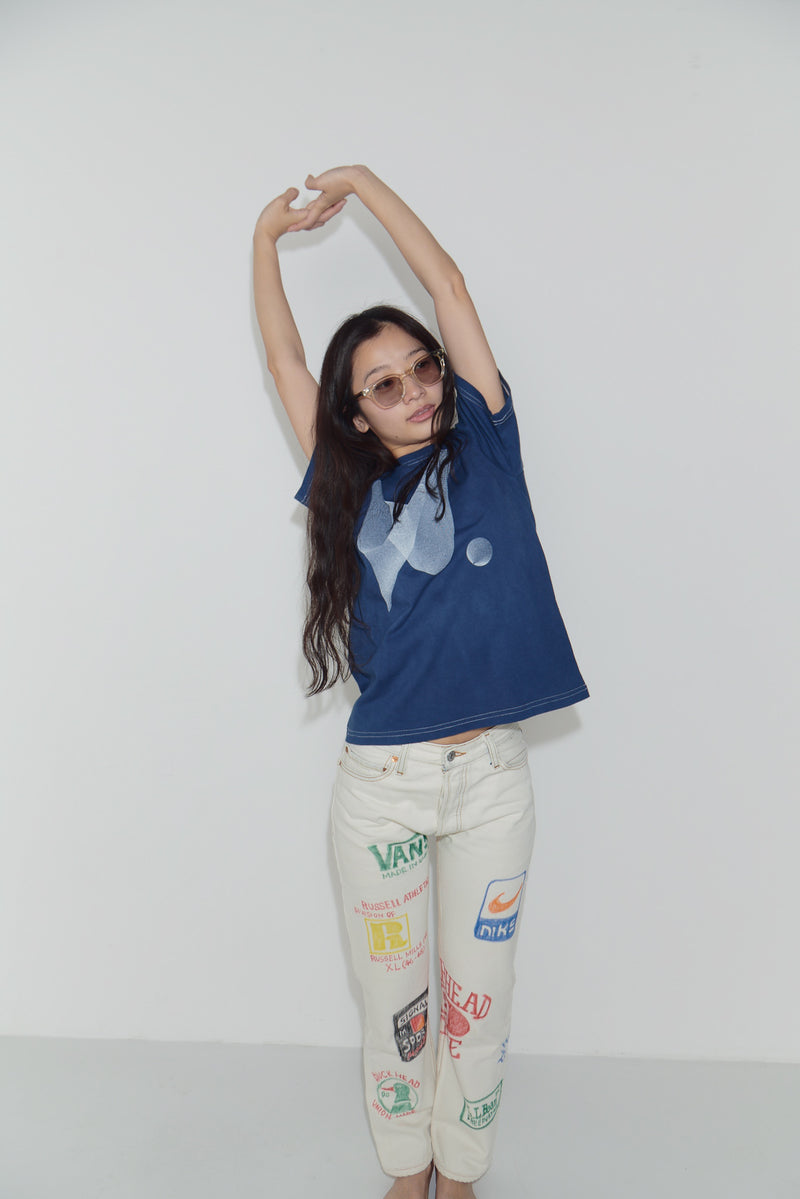MEMORIAL PANTS No.20 – HER NEON herneon paint pants