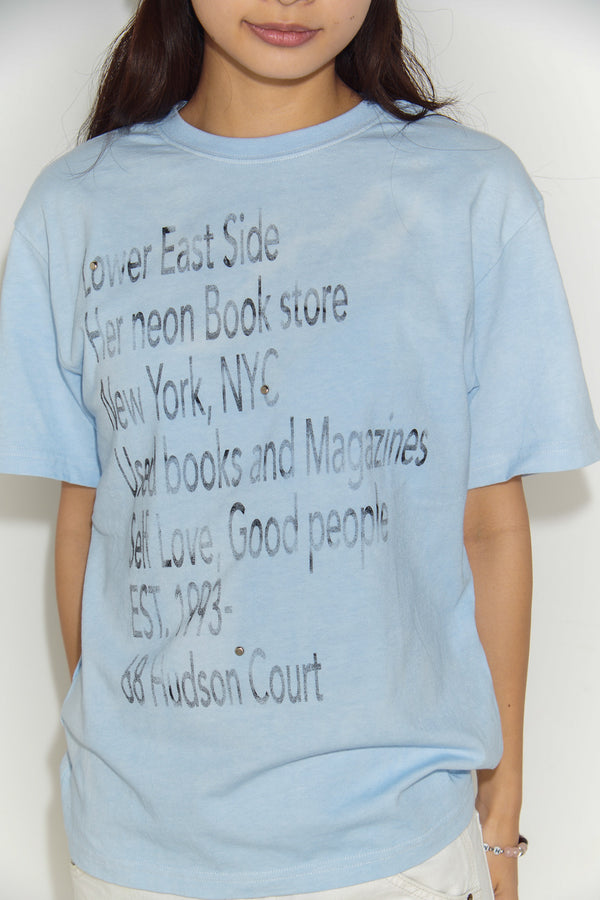 BABYL SHALL I TURN ~TEE Lサイズ　新品 THIS / Baby blue – HER NEON