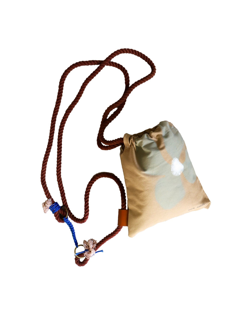 Custom ”Bloom canvas knapsack”  Small (kinari)