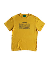 About love tee / Desire yellow