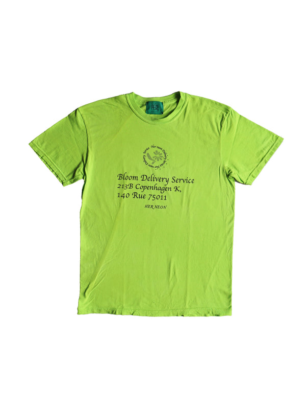 Bloom delivery tee / LIME