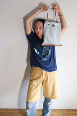 Hand bag - 00's Indigo Jacquard