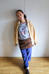 Apron Skirt - 90's Europe Interior fabric