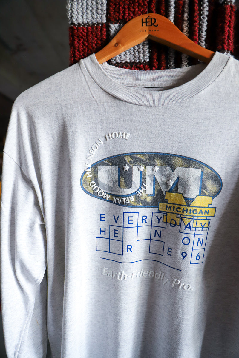 OVER PRINTED L/S TEE No.4