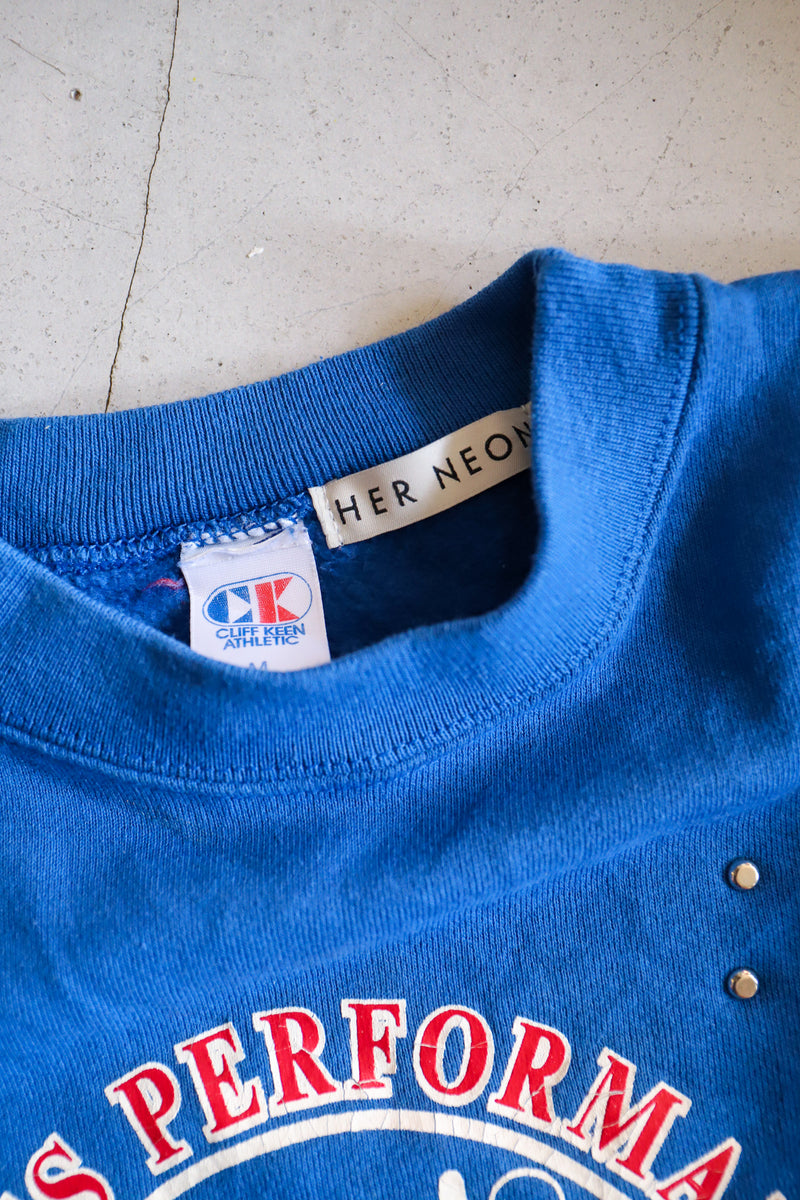 Customized studs sweat / C