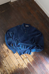 Thermal polo  / Dyed Navy