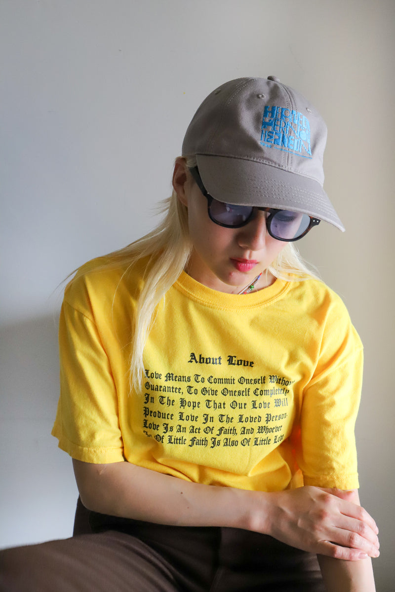 About love tee / Desire yellow