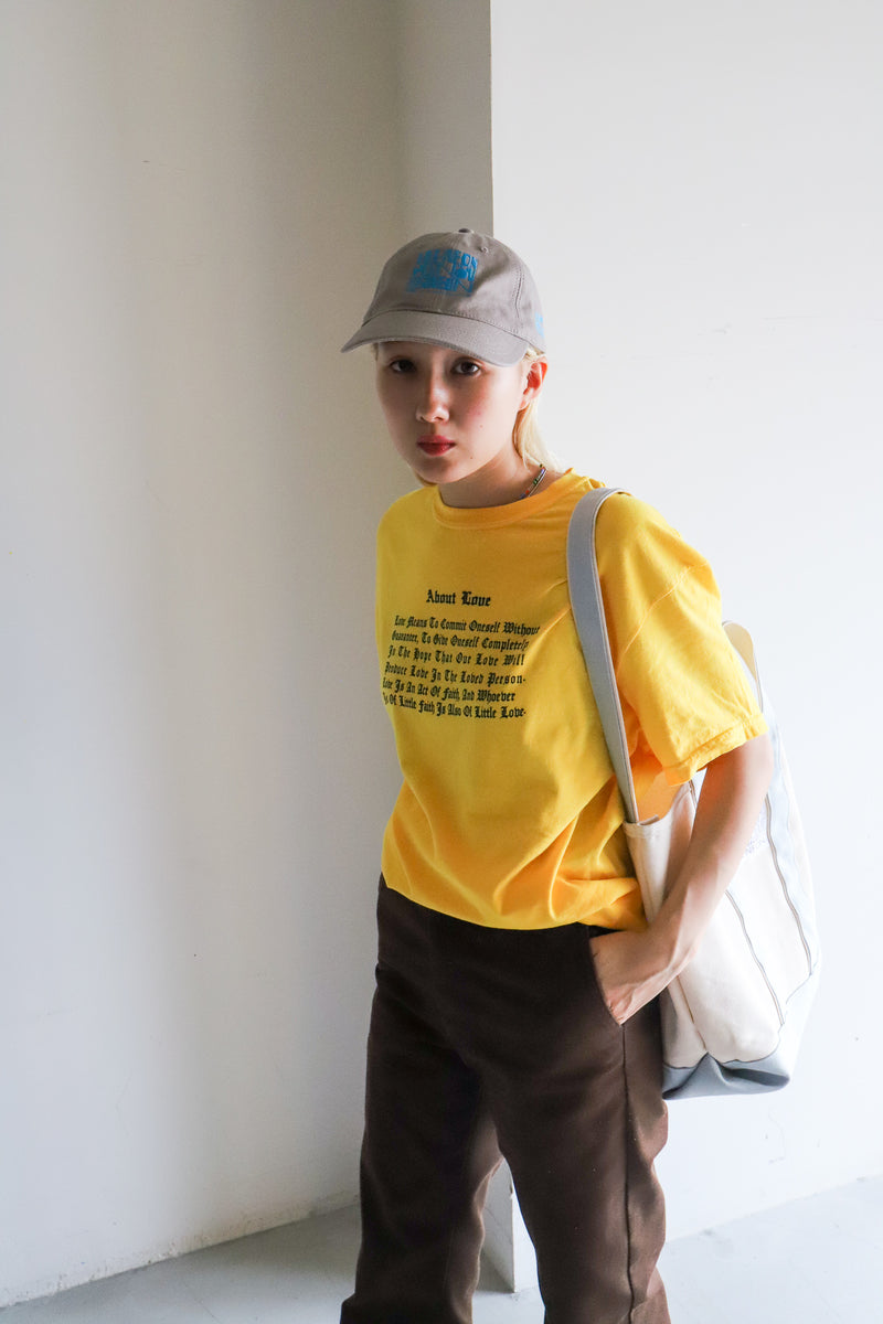 About love tee / Desire yellow