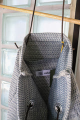 Hand bag - 00's Indigo Jacquard