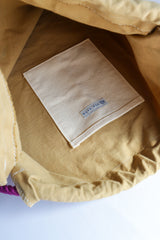 Custom ”Bloom canvas knapsack” /  Large (beige)