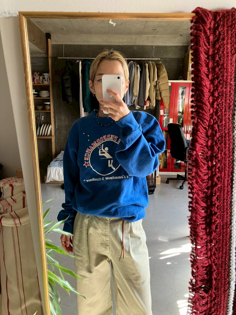 Customized studs sweat / C