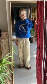 Customized studs sweat / C