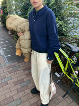 Thermal polo  / Dyed Navy