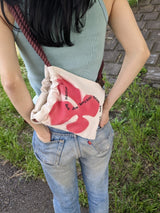 Custom ”Bloom canvas knapsack”  Small (kinari)