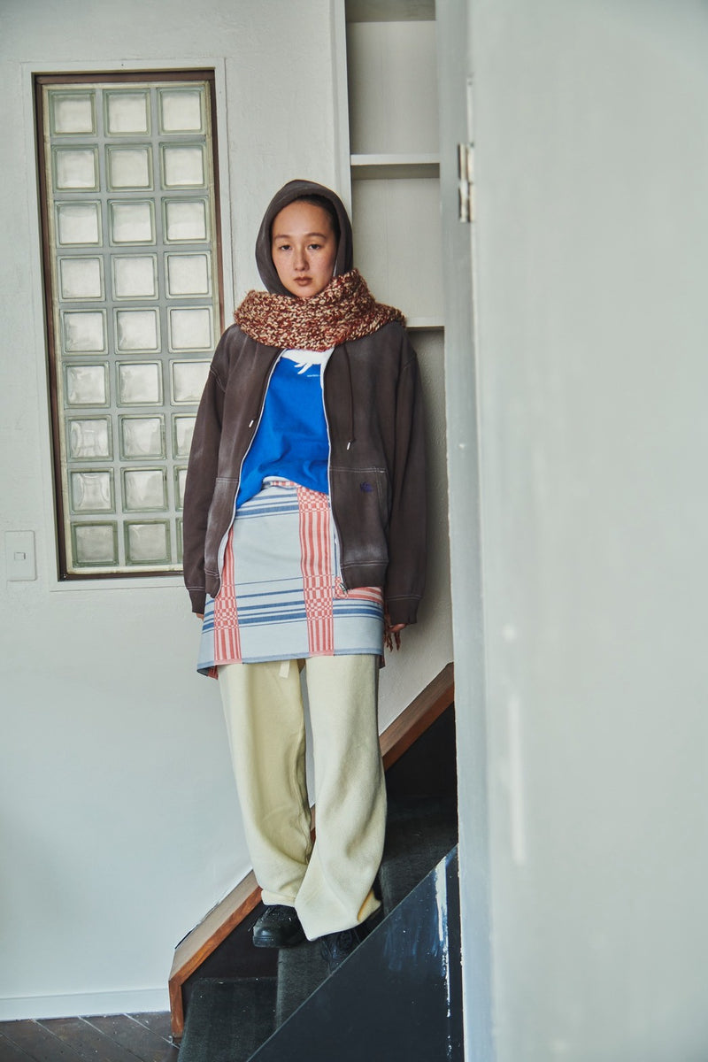 Dyed Zip-up Hoody / Dark brown – HER NEON