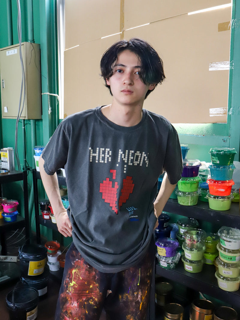 Broken heart tee / Charcoal