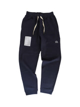 White tag Sweat pants / Navy