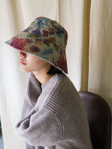 Oversized melange knit / Beige mix