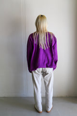 Stallion logo sweat / Purple