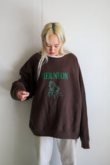 Stallion logo sweat / Brown