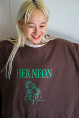 Stallion logo sweat / Brown