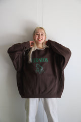 Stallion logo sweat / Brown